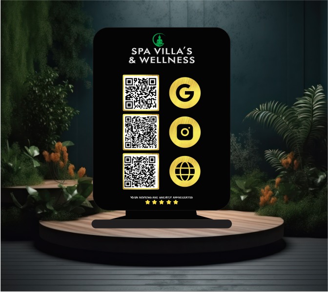 Google Review QR Standee