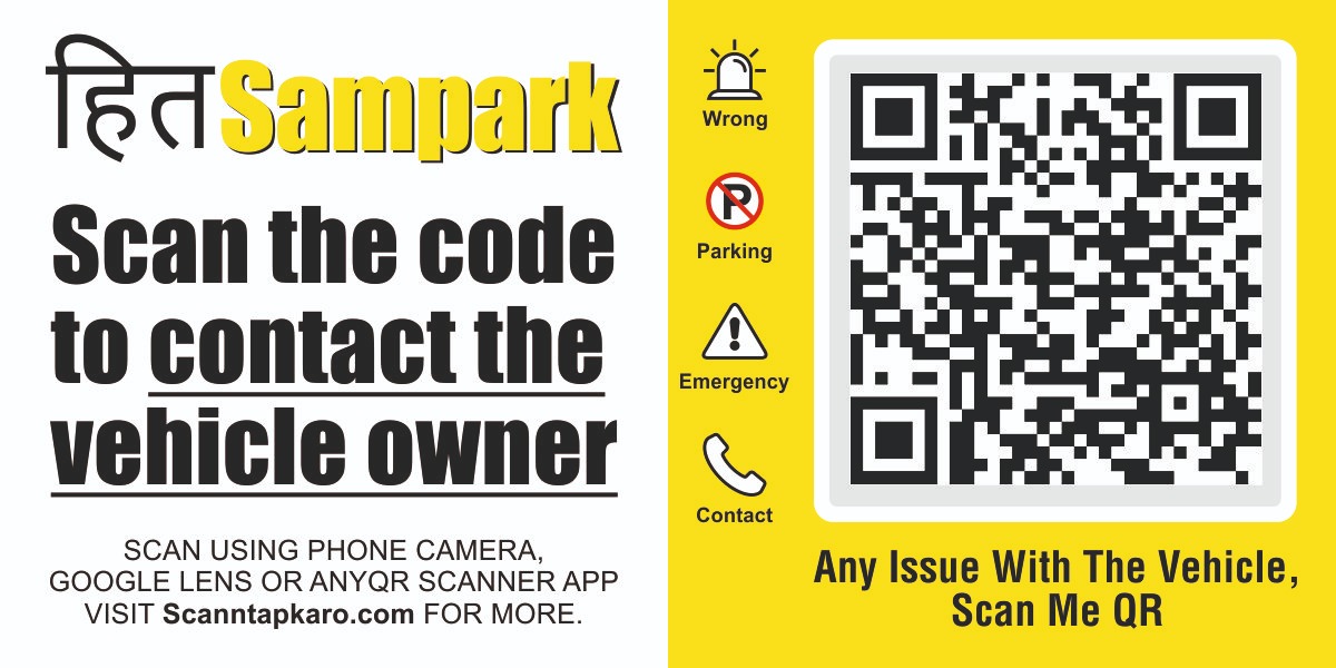Hit Sampark Car Tag
